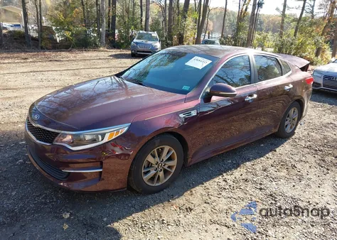 2016 Kia Optima Lx Turbo z USA, uszkodzony, nr VIN 5XXGT4L1XGG032979